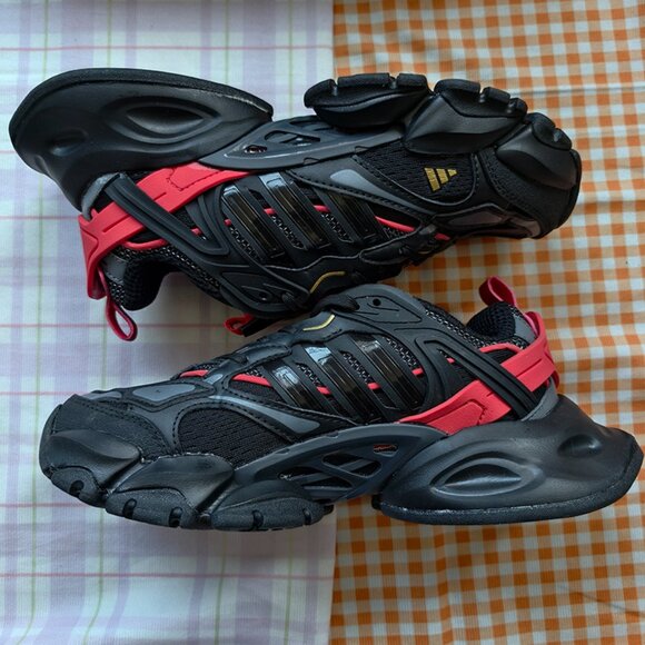 Adidas Black/Red Chunky Shoes - Picture 6 of 8